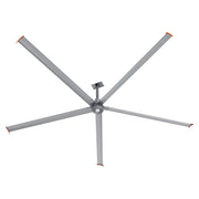MAKANI 16 ft 5-Blade 480V Industrial HVLS Fan with Wall Control - Silver