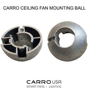 Carro Ceiling Fan Mounting Ball - Brushed Nickel