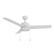 ASCOTT 52 inch 3-Blade Ceiling Fan with LED Light & Pull Chain
