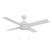 ASCOTT 52 inch 4-Blade Ceiling Fan with LED Light & Pull Chain