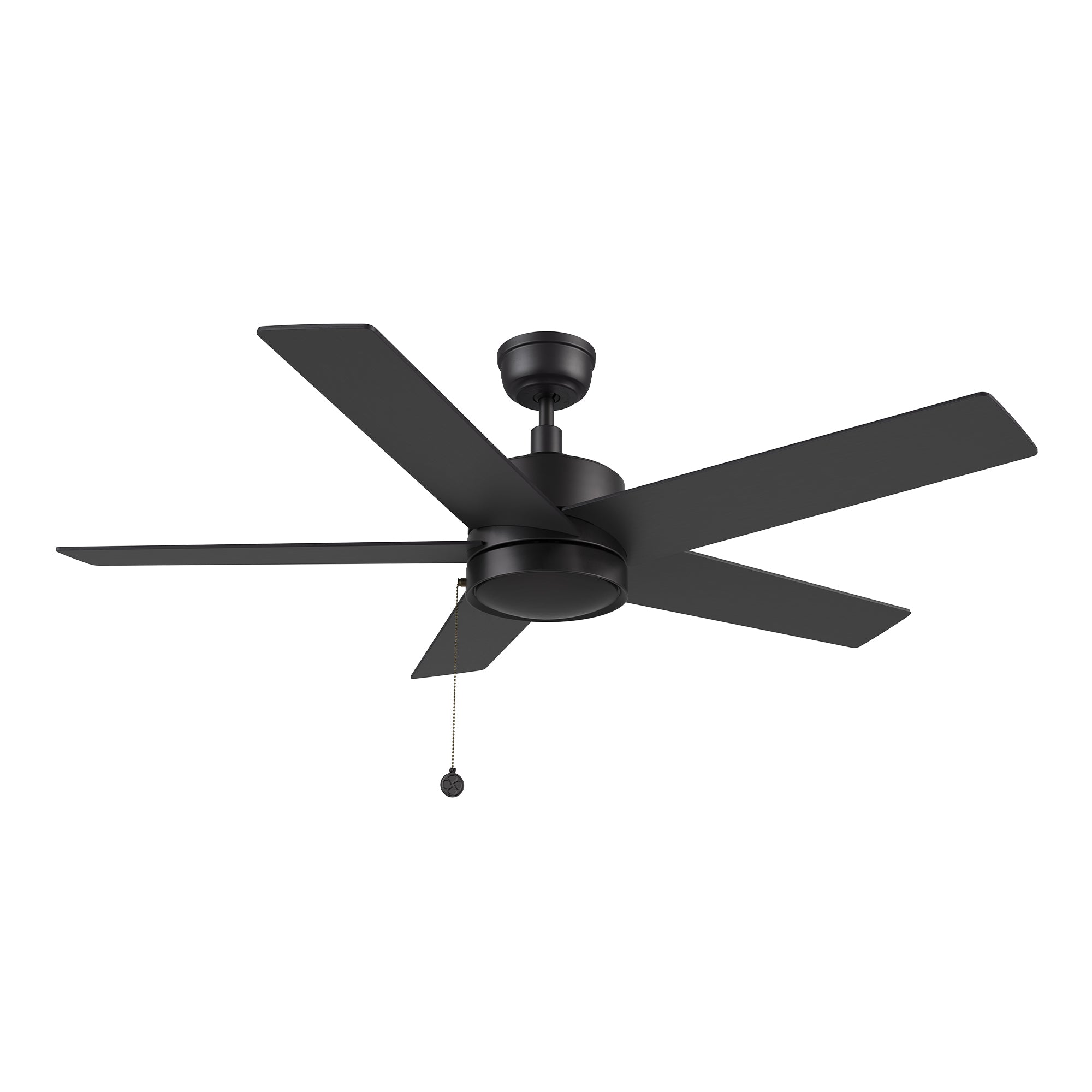 ASCOTT 52 inch 5-Blade No Light Ceiling Fan with Pull Chain