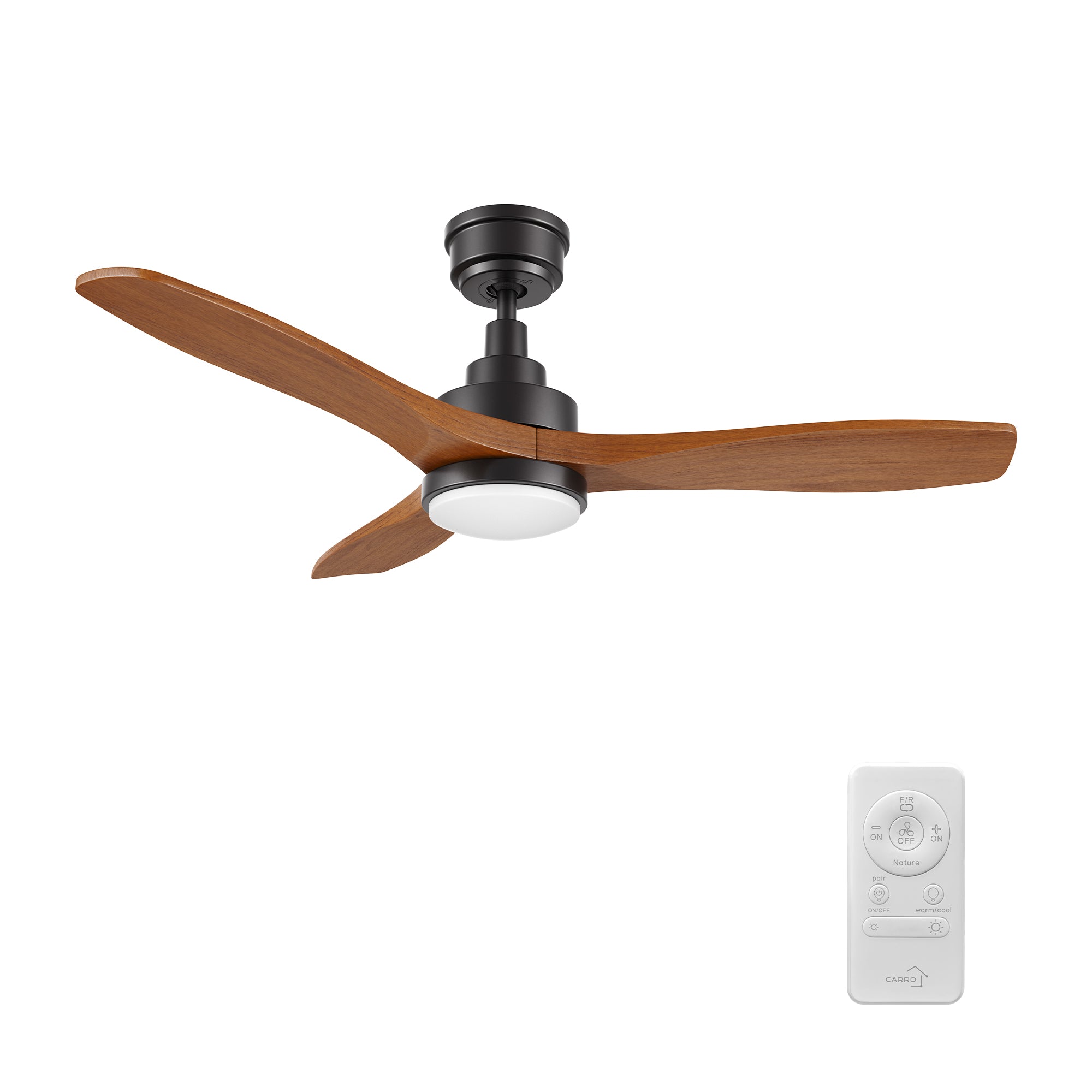 BONELLI 48 inch 3-Blade Ceiling Fan with LED Light & Remote