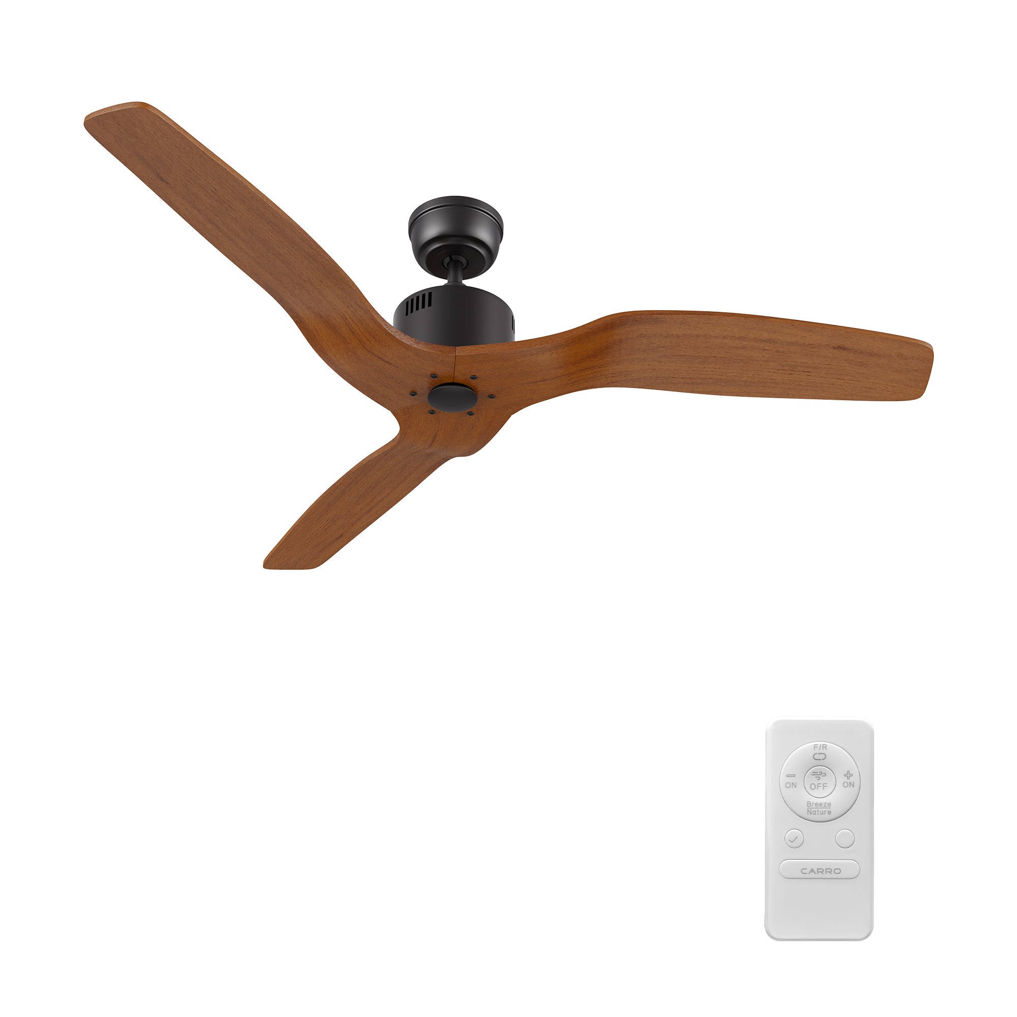 GARNETT 52 inch 3-Blade No Light Ceiling Fan with Remote