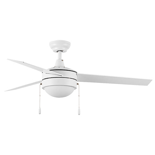 EVERETT 52 Inch 3-Blade Ceiling Fan with LED Light & Pull Chain