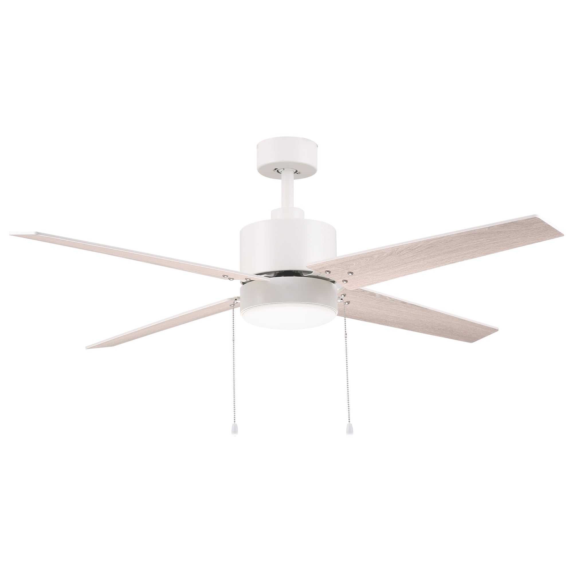 EMPIRE 52 inch 4-Blade Ceiling Fan with  LED Light & Pull Chain