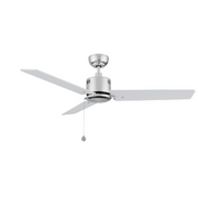 APEX 52 inch 3-Blade No Light Ceiling Fan with Pull Chain