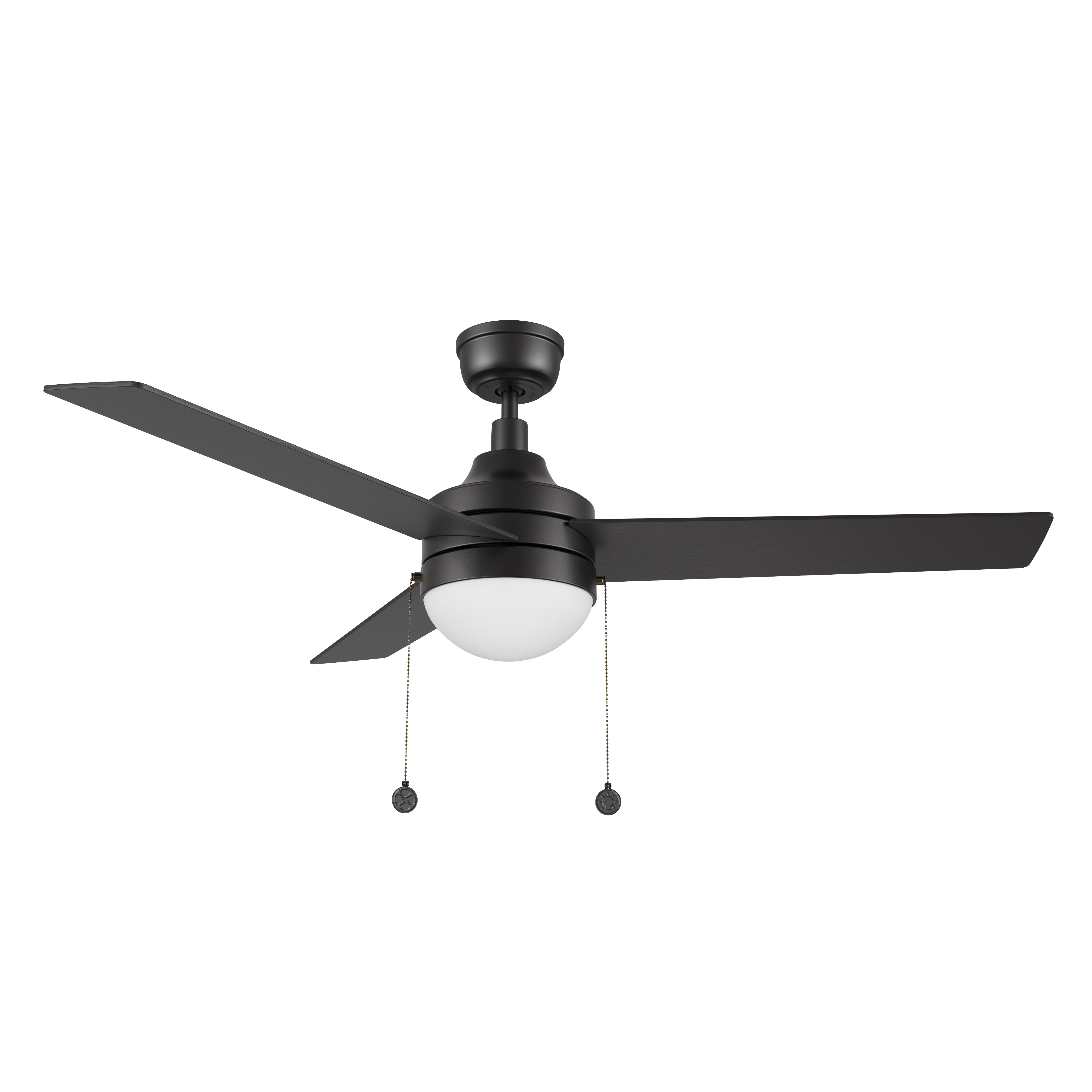 MALTA 52 inch 3-Blade Ceiling Fan with LED Light & Pull Chain
