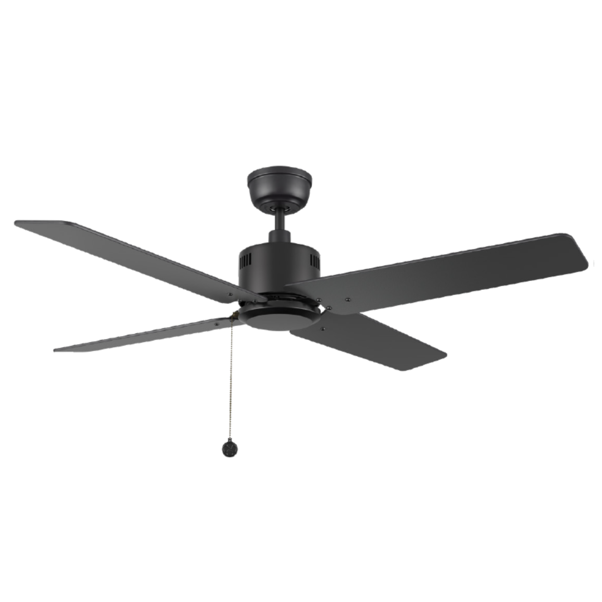 APEX 52 inch 4-Blade No Light Ceiling Fan with Pull Chain