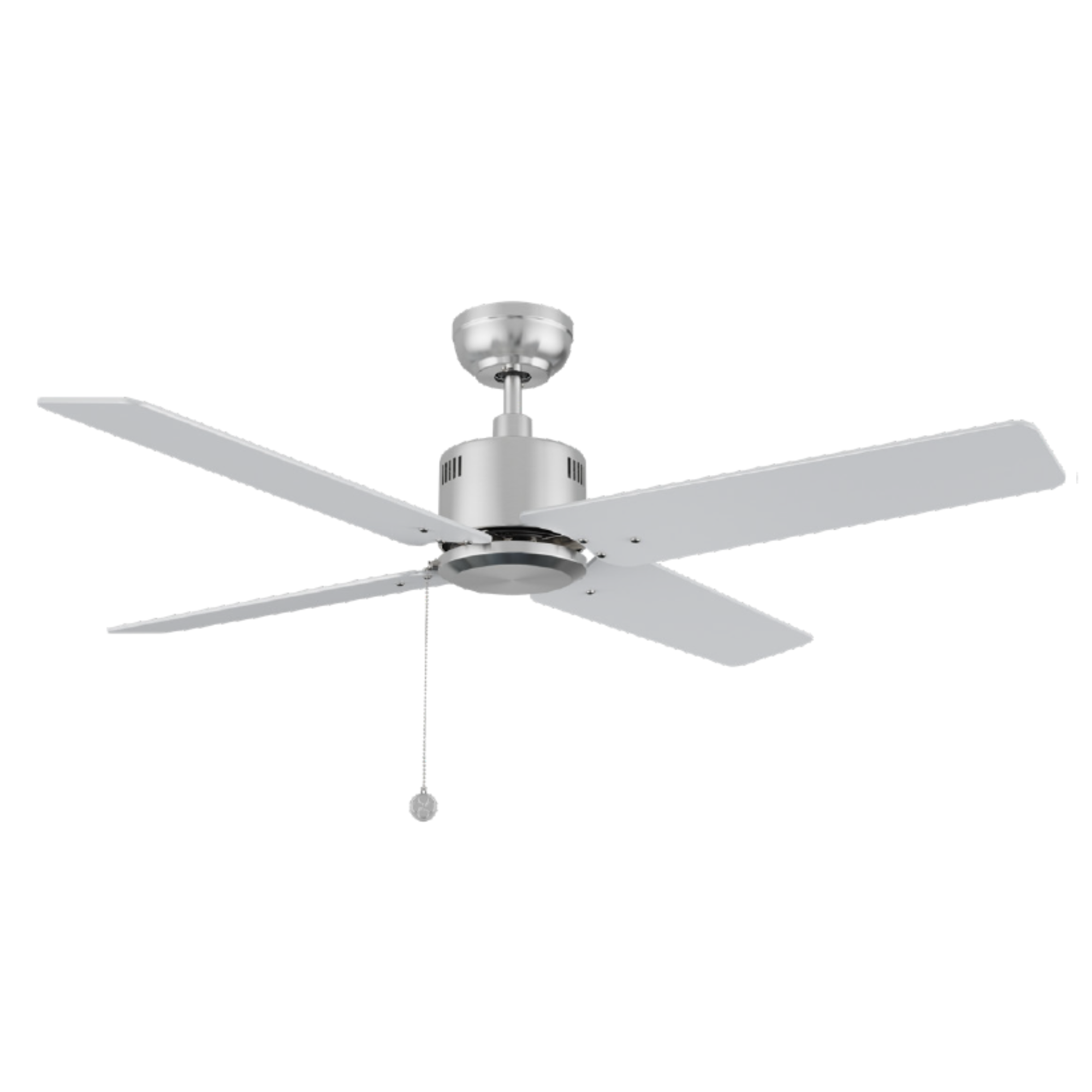 APEX 52 inch 4-Blade No Light Ceiling Fan with Pull Chain