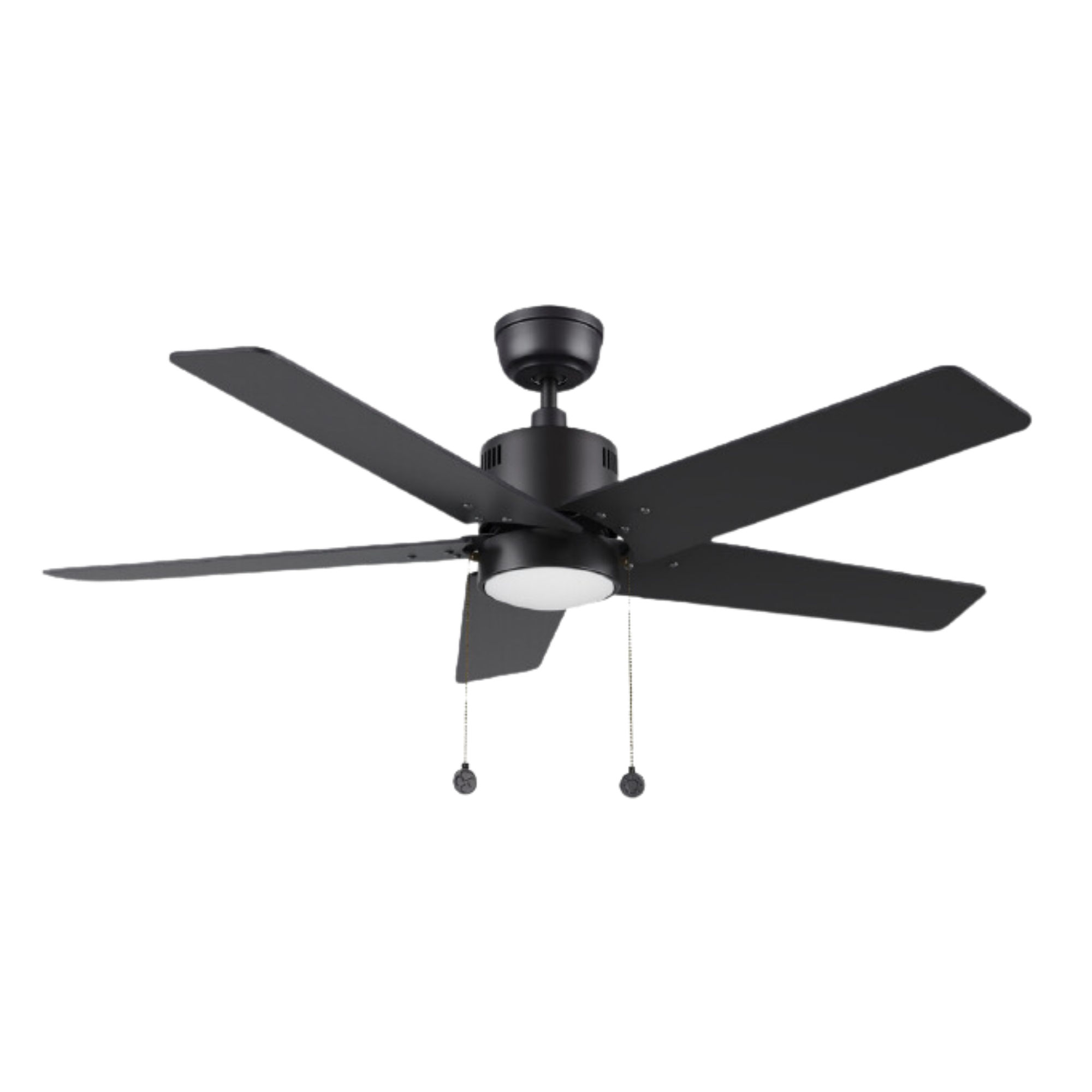 APEX 52 inch 5-Blade Ceiling Fan with LED Light & Pull Chain