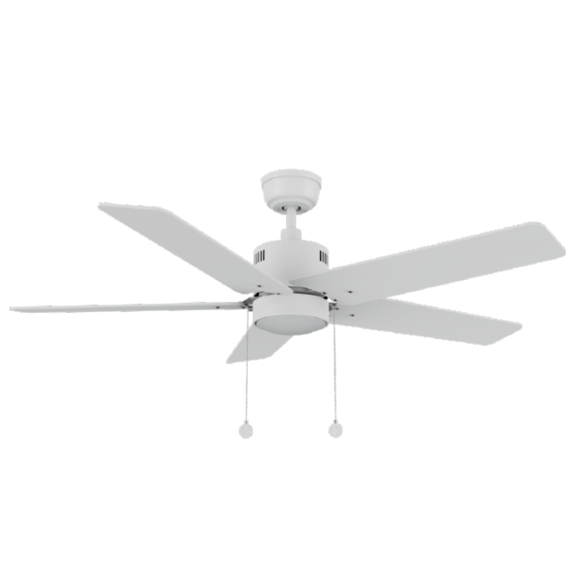 APEX 52 inch 5-Blade Ceiling Fan with LED Light & Pull Chain