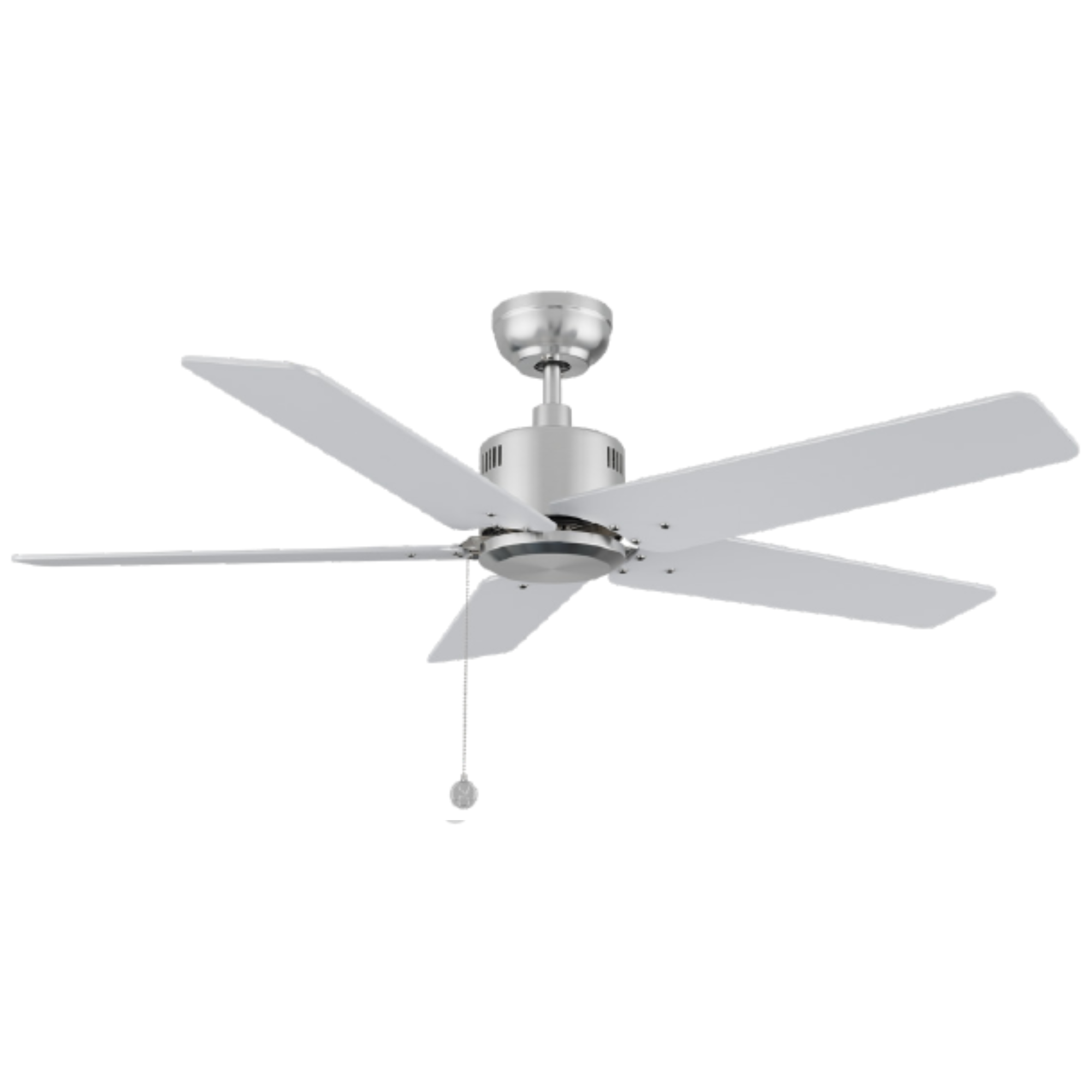 APEX 52 inch 5-Blade No Light Ceiling Fan with Pull Chain