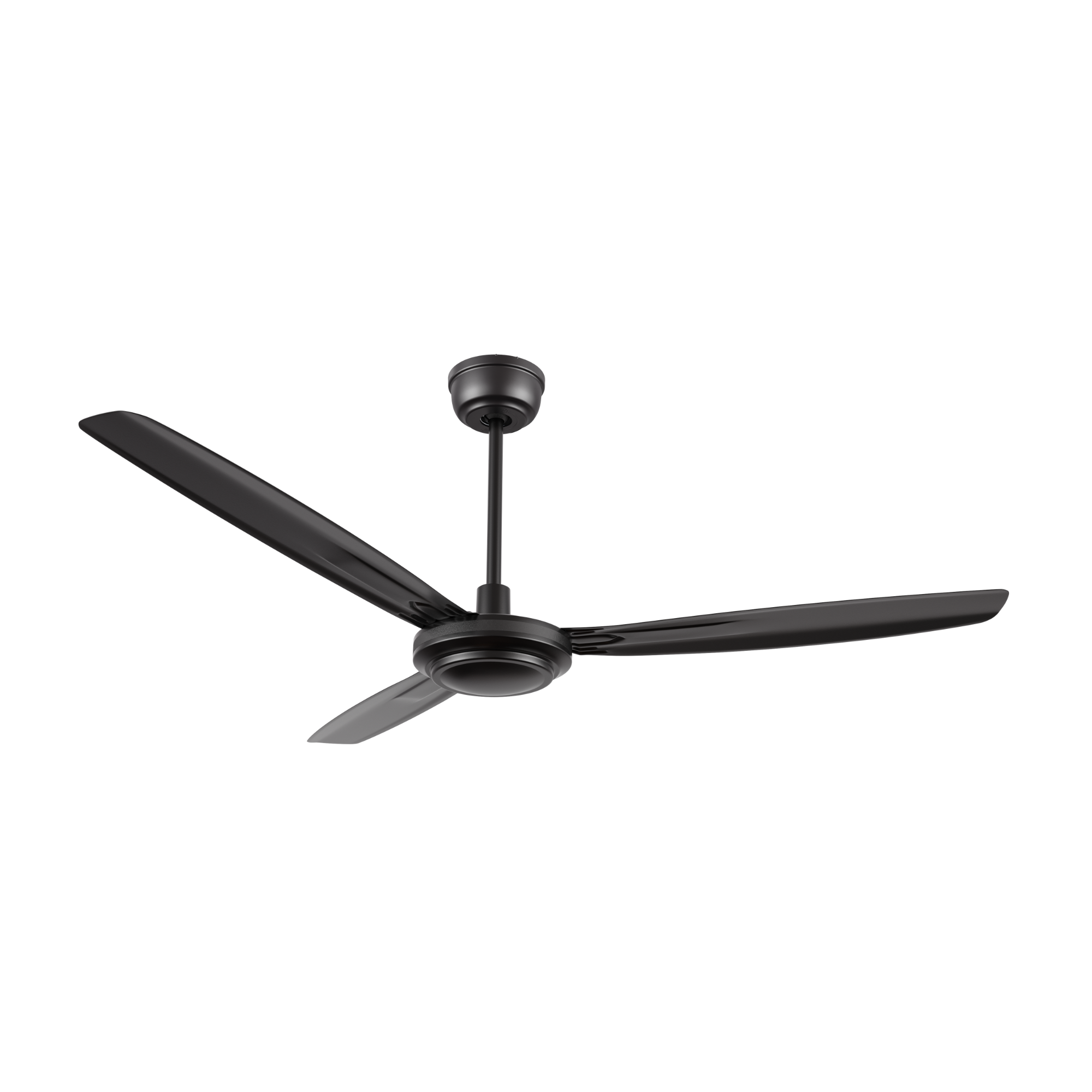 OBERON 56 inch 3-Blade No Light Ceiling Fan with Remote & Wall Control