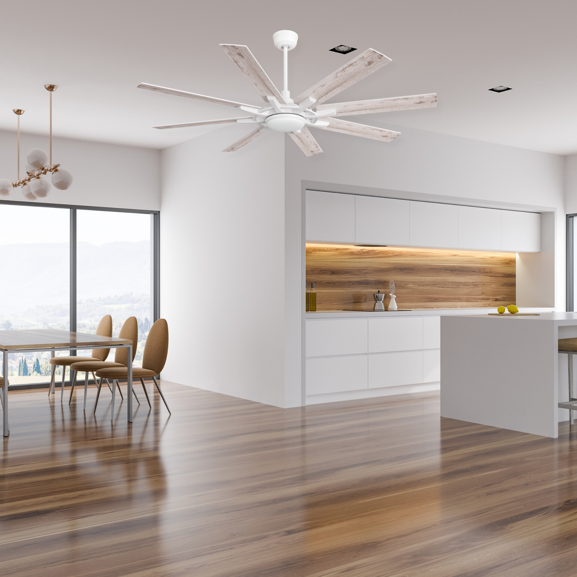 MASSIMO 60 inch 8-Blade Ceiling Fan with Remote
