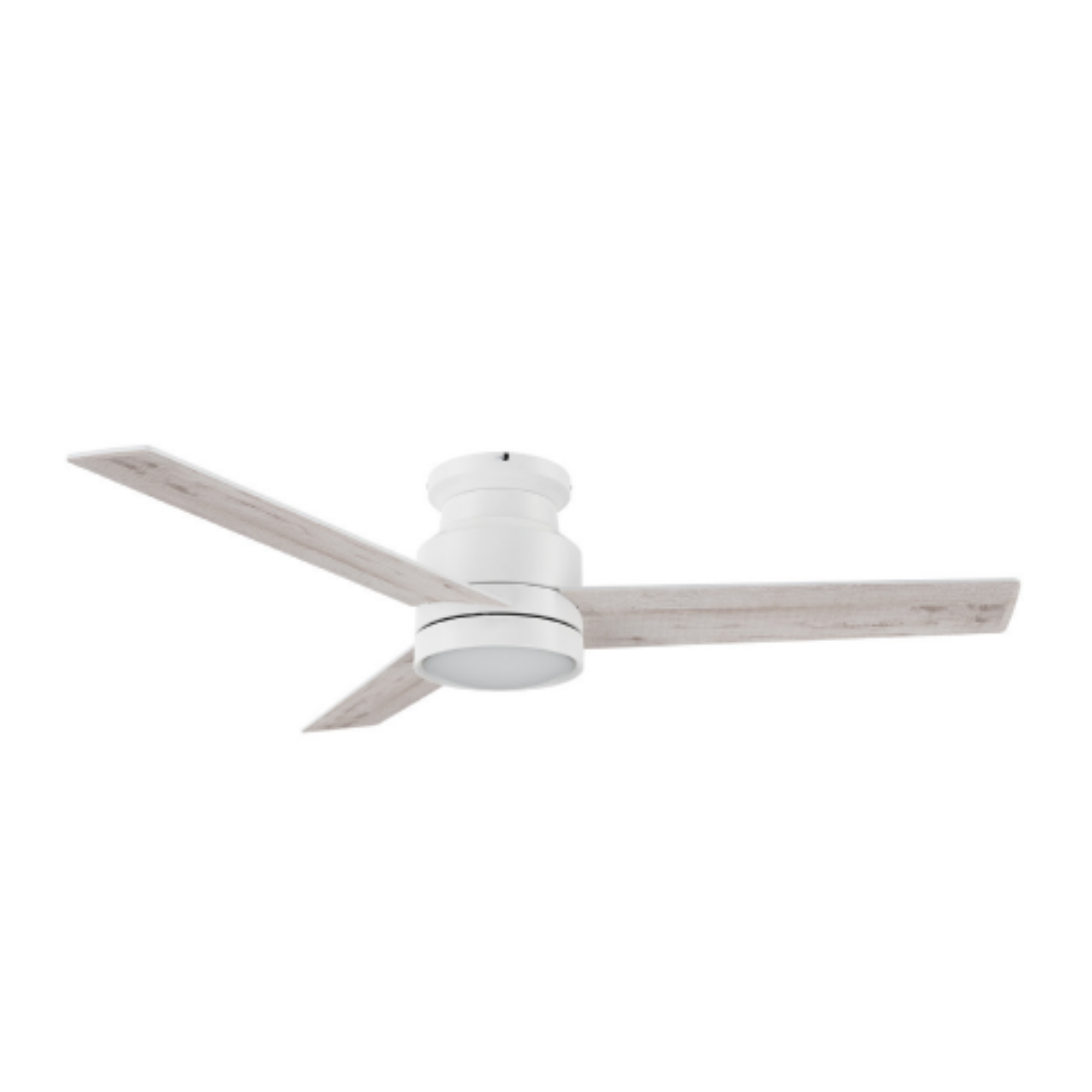 SANTANA 52 inch 3-Blade Flush Mount Ceiling Fan with LED light & Wall Control